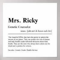 Genetic Counselor Personalized Gift
