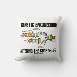 Genetic Engineering Altering The Code Of Life Cushion