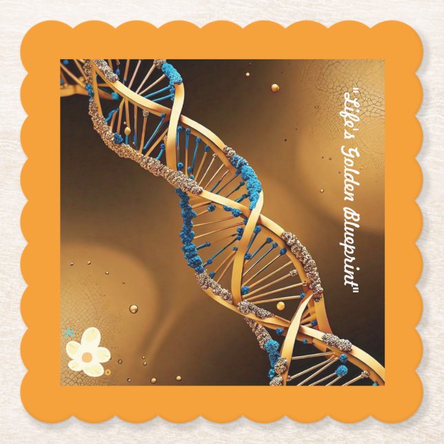 "Genetic Essence" Paper Coaster (Front)