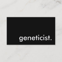geneticist.