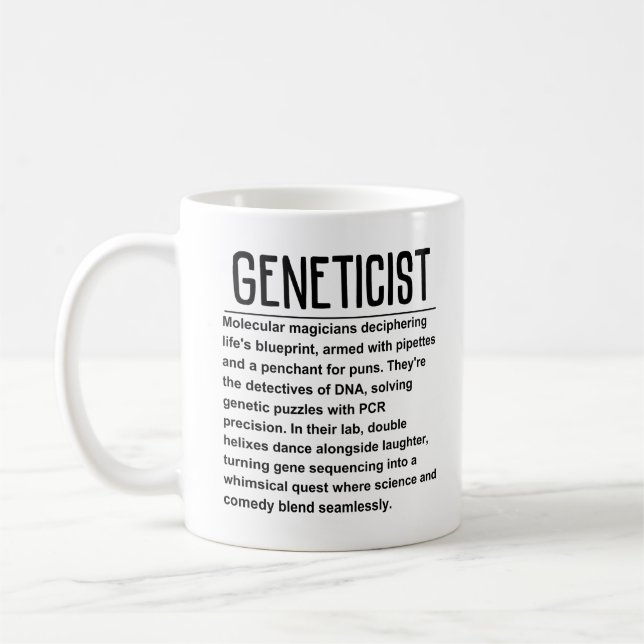 Geneticist Coffee Mug (Left)