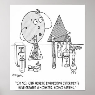 Genetics Cartoon 0313 Poster