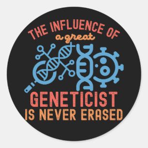 Genetics Quotes, Genetics Major Classic Round Sticker