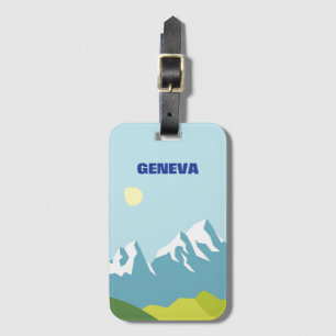 Geneva Acrylic Luggage Tag