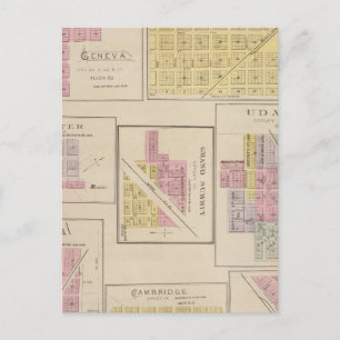 Geneva, Atlanta, Dexter, Grand Summit, Kansas Postcard