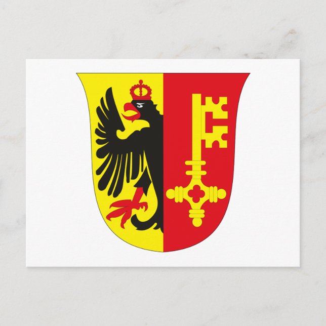 Geneva Coat of Arms Postcard (Front)