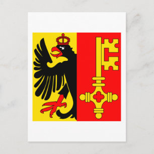 Geneva Flag Postcard