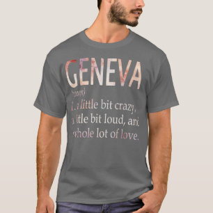 Geneva Girl Name Definition T-Shirt