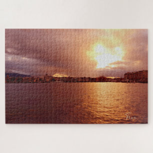 Geneva' heart jigsaw puzzle
