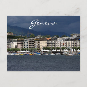 geneva lake shore postcard
