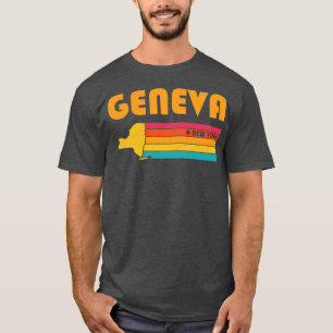 Geneva New York Vintage Distressed Souvenir T-Shirt