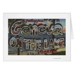 Geneva-on-the-Lake, Ohio - Large Letter Scenes