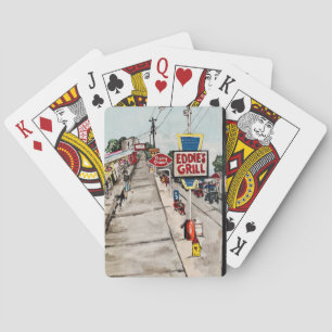 "Geneva-On-The-Lake Street View" Playing Cards