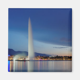 Geneva panorama, Switzerland Magnet