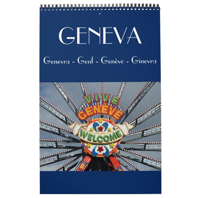 geneva switzerland calendar (Cover)