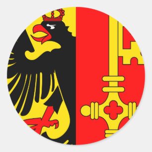 Geneva, Switzerland Classic Round Sticker
