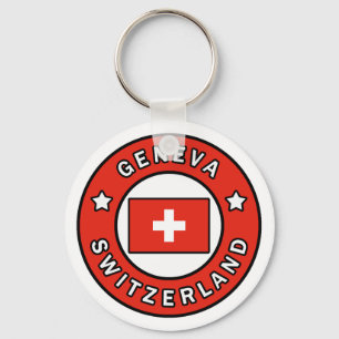 Geneva Switzerland Key Ring