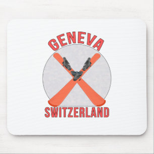 Geneva, Switzerland Mouse Mat