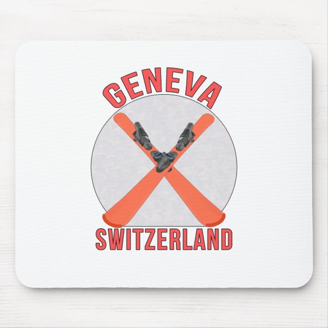 Geneva, Switzerland Mouse Mat (Front)