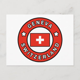 Geneva Switzerland Postcard