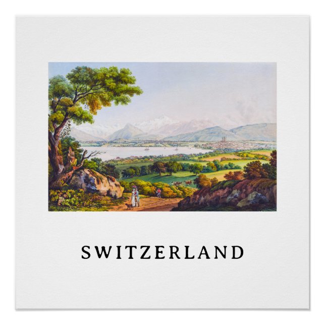 Geneva, Switzerland Poster (Front)