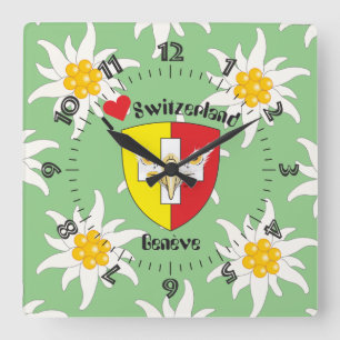 Geneva v Genève Switzerland Suisse Svizzera clock