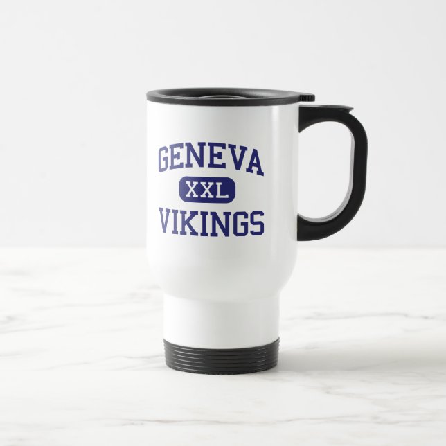 Geneva - Vikings - Community - Geneva Illinois Travel Mug (Right)