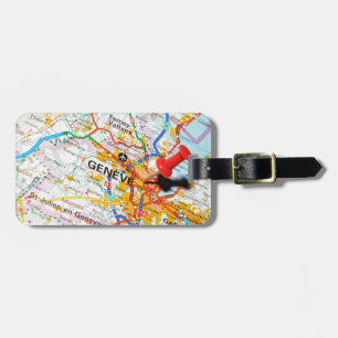 Geneve, Geneva, Switzerland Luggage Tag
