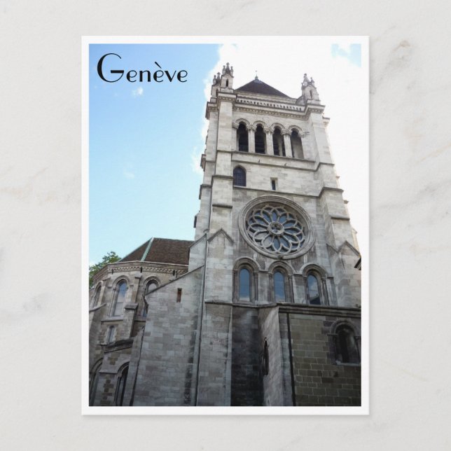 genève saint peters postcard (Front)