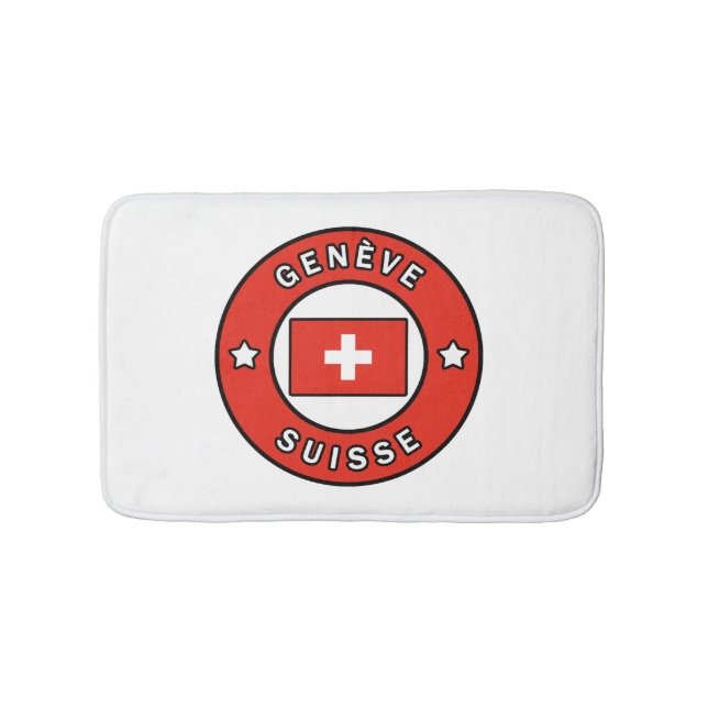 Genève Suisse Bath Mat (Front)