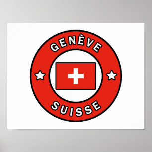 Genève Suisse Poster
