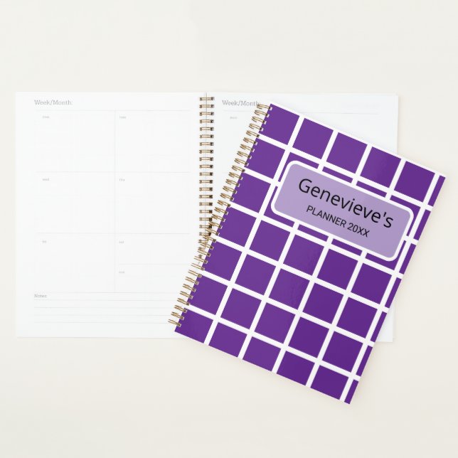 Genevieve customisable planner (Display)