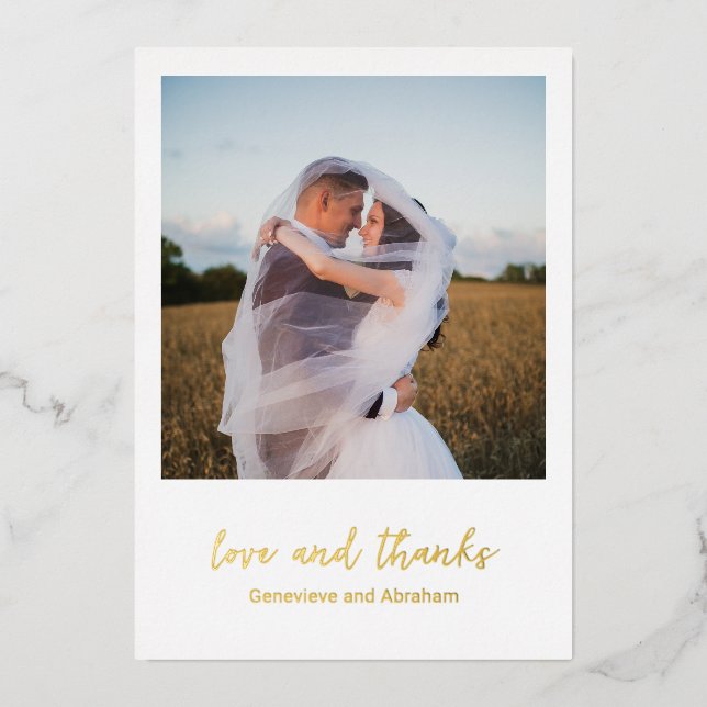 Genevieve Photo Modern Wedding (Front)