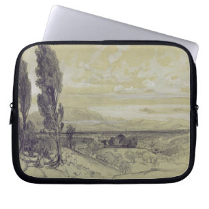 Genezzano, 17 May 1838 (graphite on paper) Laptop Sleeve
