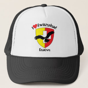 Genf, Genève, Ginevra, Genevra Mütze Trucker Hat