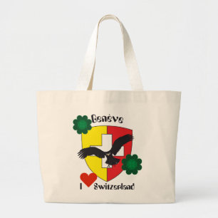 Genf / Genève Schweiz Suisse Svizzera Tasche Large Tote Bag