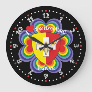 Genf / Genève Schweiz Suisse Svizzera Uhr Large Clock