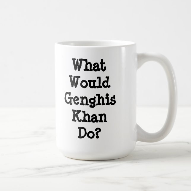 Genghis Khan Coffee Mug (Right)
