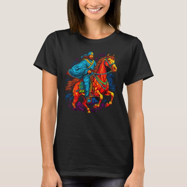 Genghis Khan Mongolian Empire T-Shirt (Front)