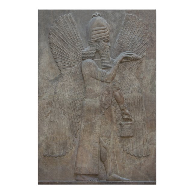 Genie Benisseur of Assyria an Mesopotamian god Photo Print (Front)