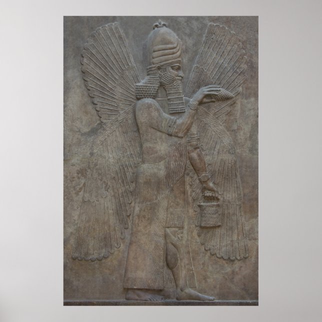 Genie Benisseur of Assyria an Mesopotamian god Poster (Front)