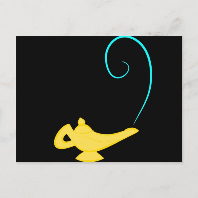 Genie Bottle Postcard (Front)