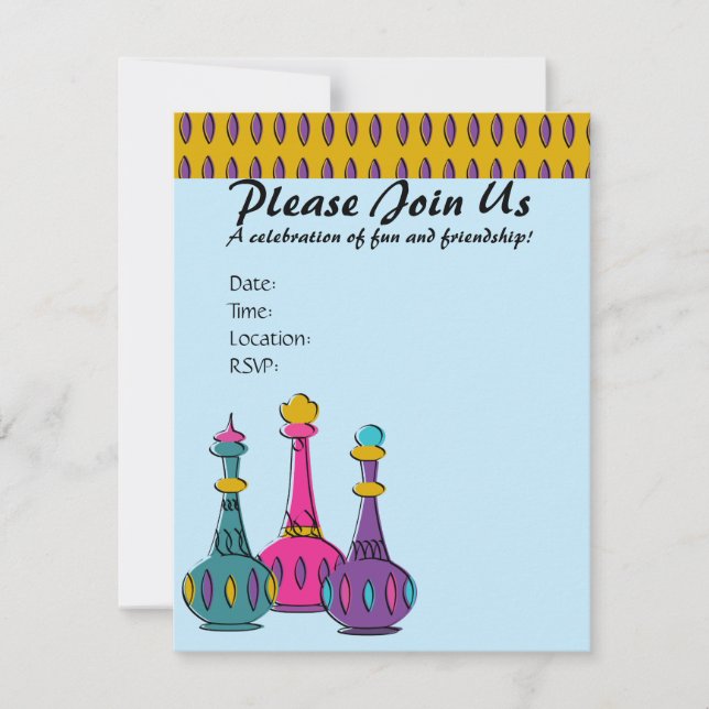 Genie Bottles 2010 Invitation (Front)