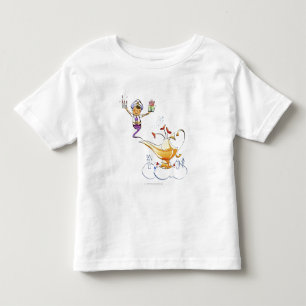 Genie bringing a house and gifts from a magic lamp toddler T-Shirt