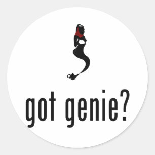Genie Classic Round Sticker