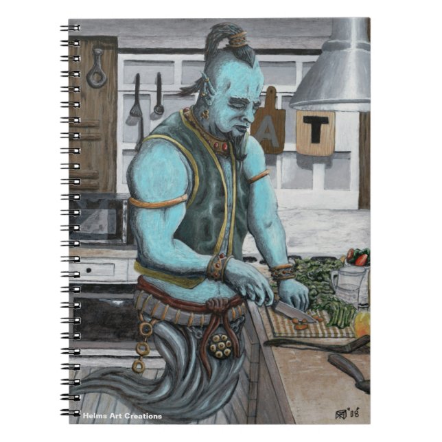 Genie Cooking Kitchen Magic Graphic Notebook (Front)