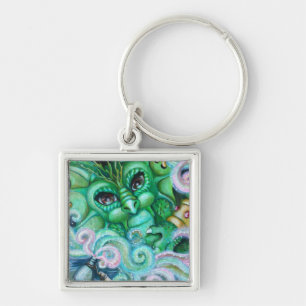 "Genie in a bottle" keychain