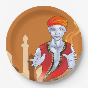 Genie/Jinn Paper Plate