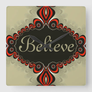 Genie Magic Believe Custom Wall Clock