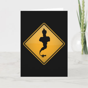 Genie Warning Sign Card